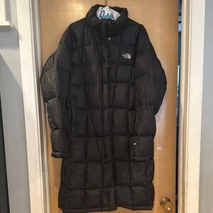The North Face Long Black Down Coat